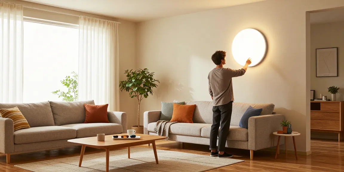 Aplica LED moderne în iluminatul interior, transformând un living cozy