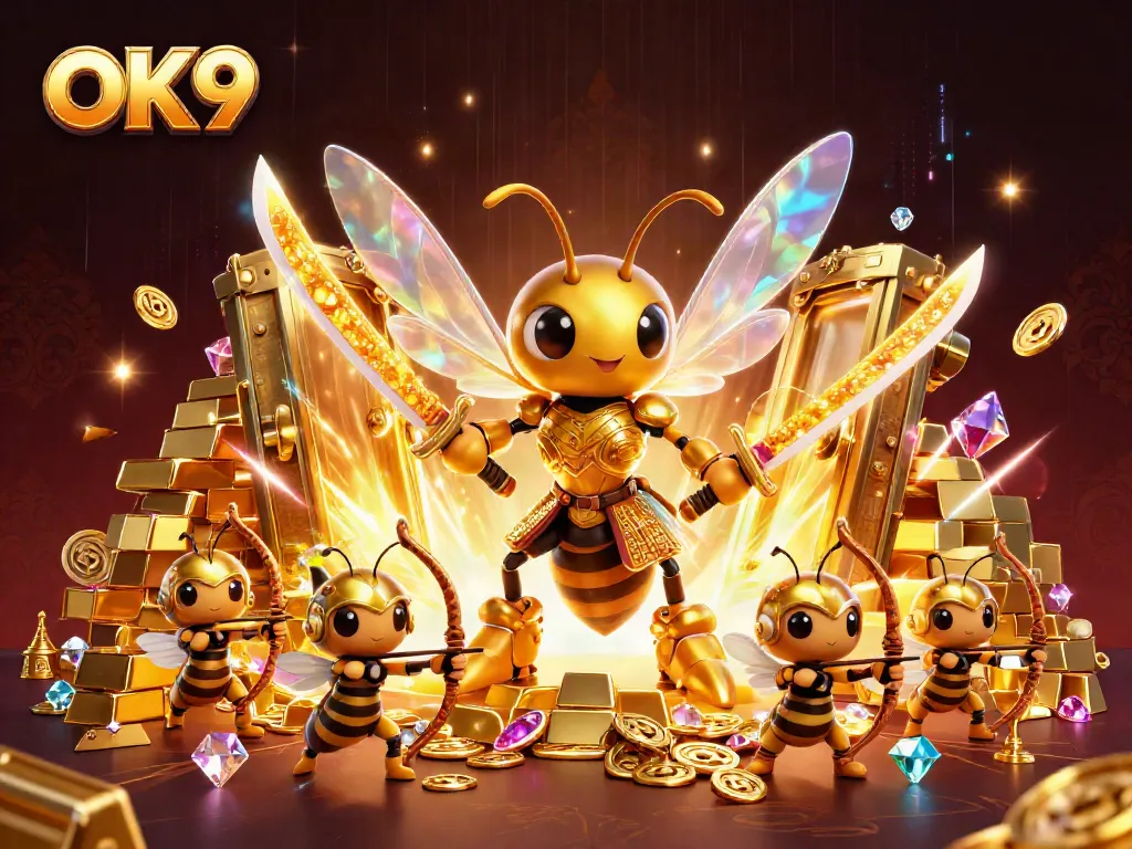 Experience priceless jackpots at OK9 with immersive casino adventures featuring vibrant 3D characters.