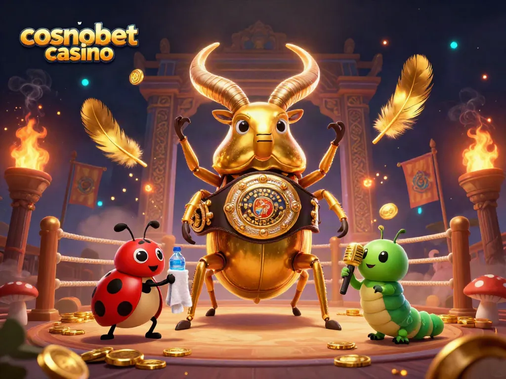Experience the excitement of cosmobet casino with a dynamic betting scene featuring unique characters.