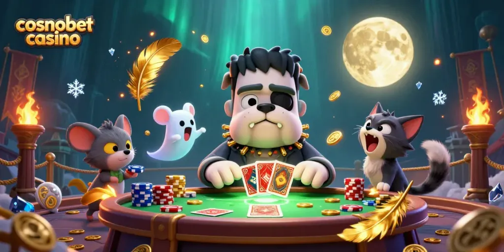 Experience the excitement of cosmobet casino with lively characters and thrilling game elements.