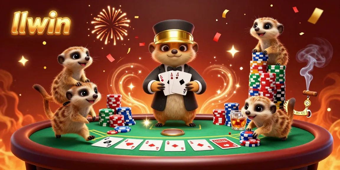 Experience thrilling casino fun at llwin with meerkats running the ultimate gambling operation.
