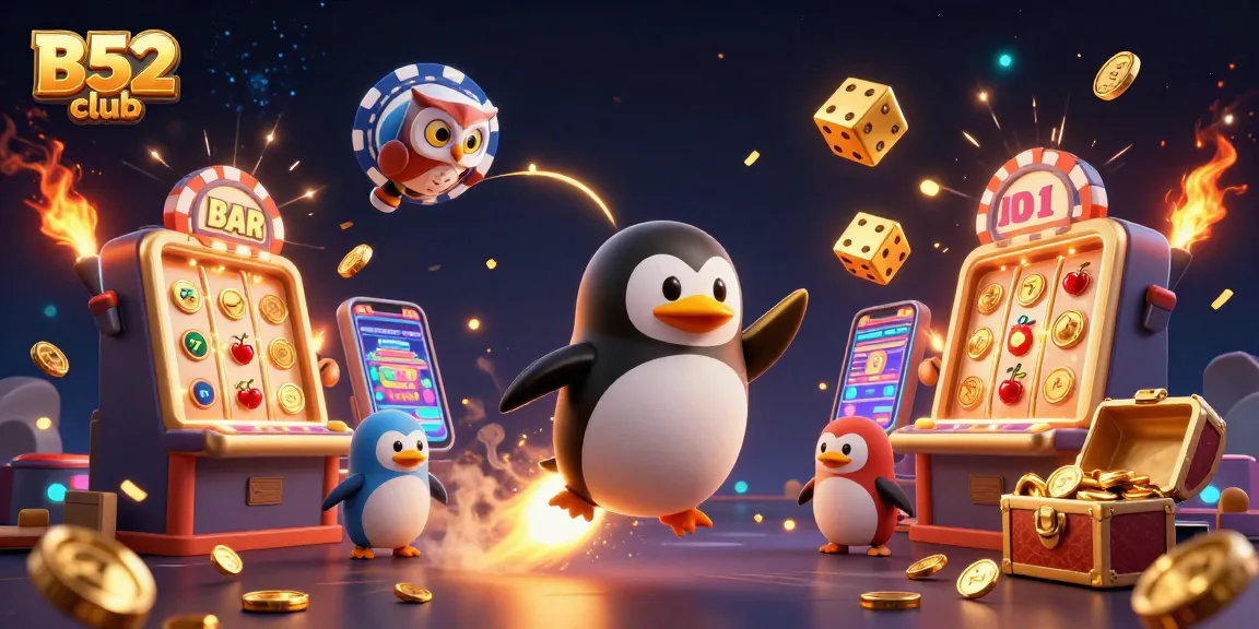 Experience thrilling gameplay at B52 club with stunning visual elements and action-packed casino features.