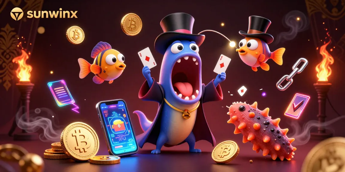 Engage with the magic of sunwinx in this thrilling underwater casino scene featuring unique sea creatures.