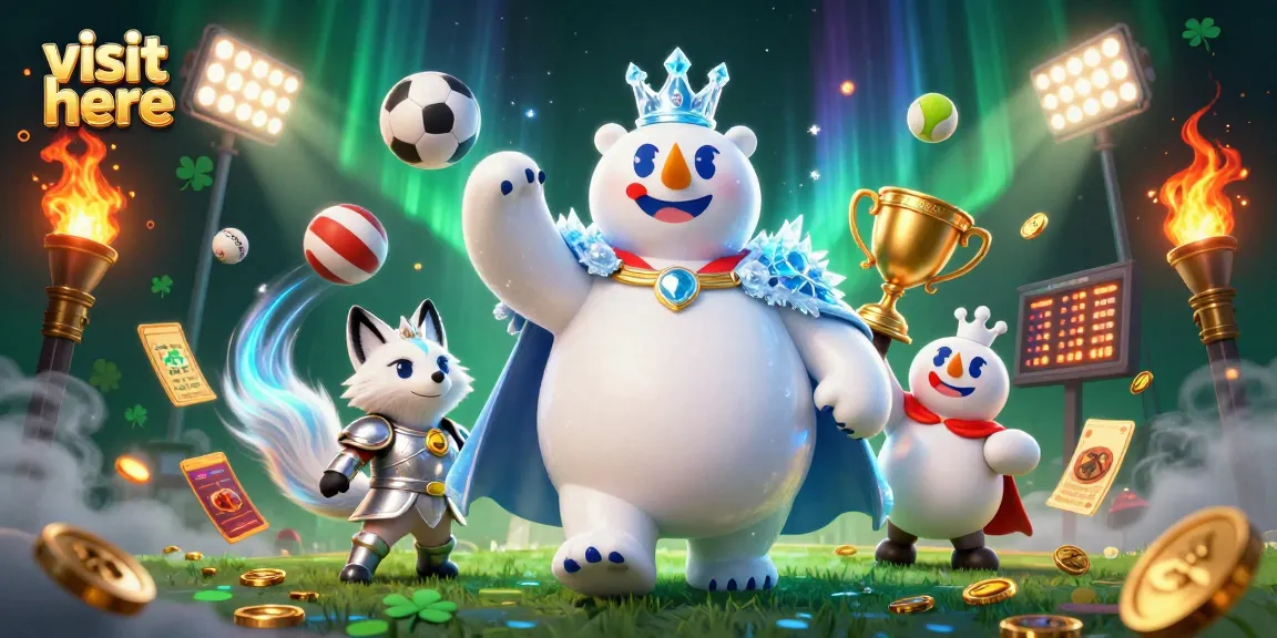 Experience top-notch gaming in this lively scene, with a king bear and fox, visit here for exciting bets!