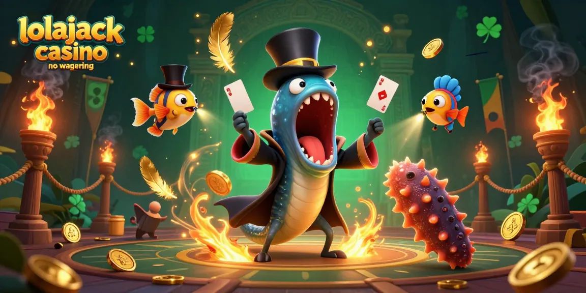 Experience thrilling gameplay at lolajack casino no wagering with captivating underwater magic acts.