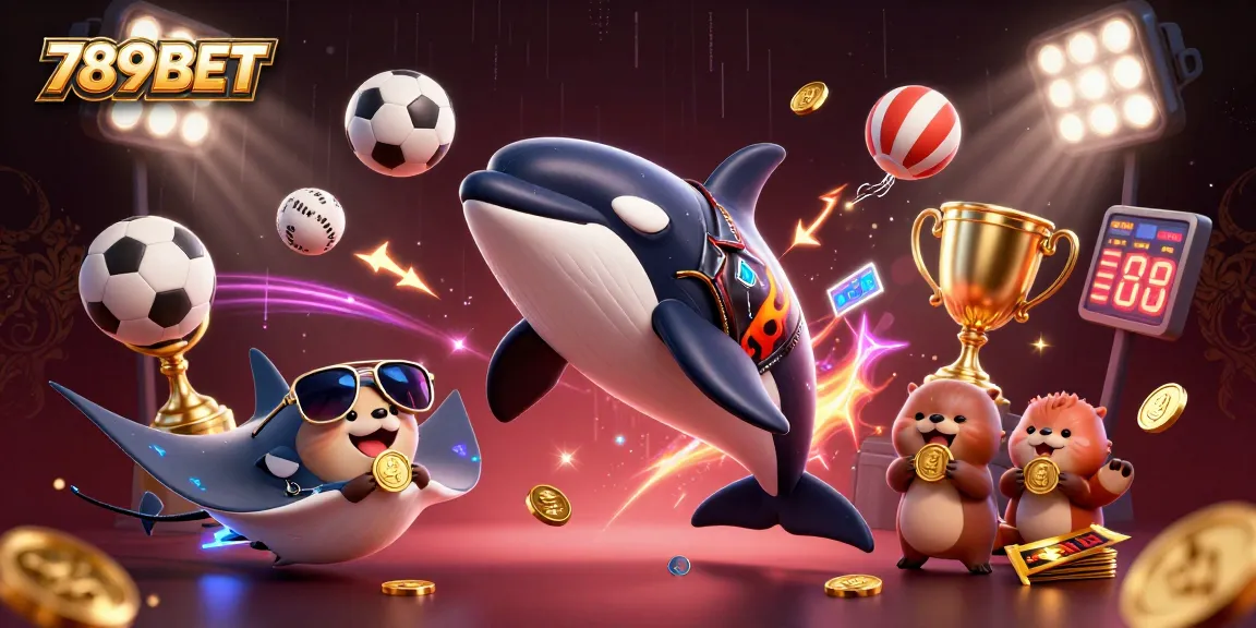 Bet with 789BET and join the dynamic gambling action among animated sea creatures.